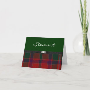 Tartan-karierte Anmerkungskarte