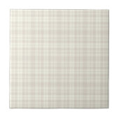 Tartan-karierte Creme u. Beige-Nr. 66 Fliese (Vorderseite)