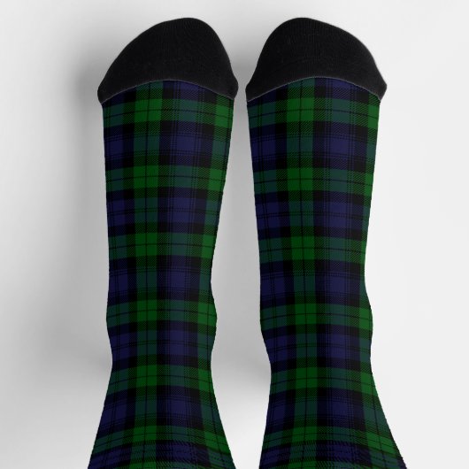 Tartan-Karierte Drucksocken Socken (Oben)