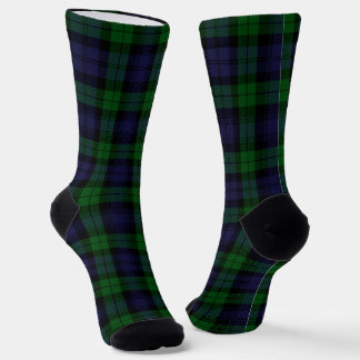Tartan-Karierte Drucksocken Socken