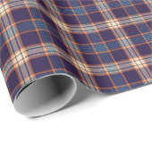 Tartan karierte, farbenfrohe Marinestextur. Geschenkpapier (Rolleneckpunkt)