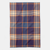 Tartan karierte, farbenfrohe Marinestextur. Geschirrtuch (Vertikal)