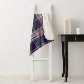 Tartan karierte, farbenfrohe Marinestextur. Sherpadecke (Beispiel)