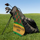 Tartan Karierte Golfgeschenke für alle Golfhandtuch