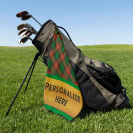Tartan Karierte Golfgeschenke für alle Golfhandtuch
