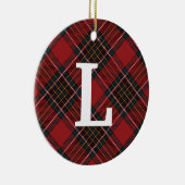 Tartan Karierte Keramik Ornament (Rechts)