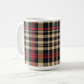 Tartan Karierte Tasse (Vorderseite Links)