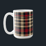 Tartan Karierte Tasse<br><div class="desc">Eine beeindruckende karierte Kaffee-Tasse. Das würde gut auf deinem Küchentisch aussehen.</div>