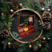 Tartan Kariertes Foto Weihnachten