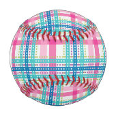 Tartan, kariertes Muster Baseball (Vorderseite)