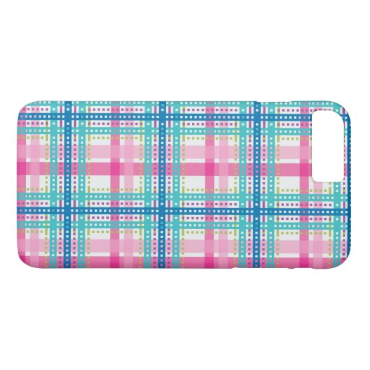 Tartan, kariertes Muster Case-Mate iPhone Hülle (Rückseite (Horizontal))