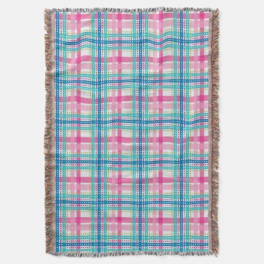 Tartan, kariertes Muster Decke (Vorderseite Vertikal)