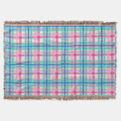 Tartan, kariertes Muster Decke (Vorderseite)