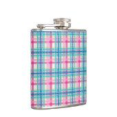 Tartan, kariertes Muster Flachmann (Rechts)