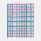 Tartan, kariertes Muster Fleecedecke (Vorderseite)