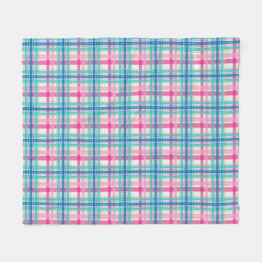 Tartan, kariertes Muster Fleecedecke (Vorderseite (Horizontal))