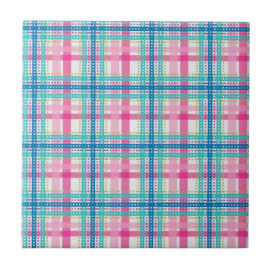 Tartan, kariertes Muster Fliese