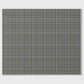 Tartan-kariertes Muster-Grün-, Blaues u. Beige-Nr. Geschenkpapier (Flach)