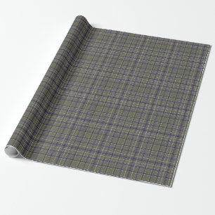 Tartan-kariertes Muster-Grün-, Blaues u. Beige-Nr Geschenkpapier