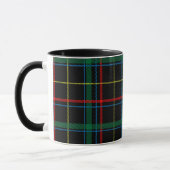 Tartan Kariertes Muster, grün, Tasse (Links)