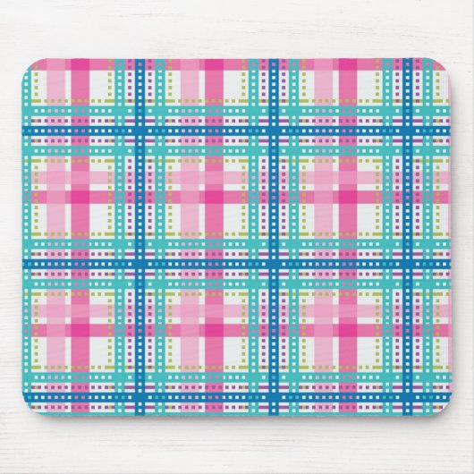 Tartan, kariertes Muster Mousepad (Vorne)