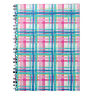 Tartan, kariertes Muster Notizblock