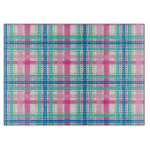 Tartan, kariertes Muster Schneidebrett (Vorderseite)