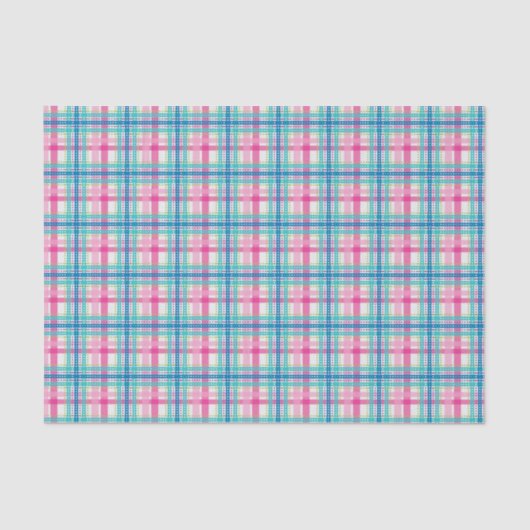 Tartan, kariertes Muster Seidenpapier (Vorderseite)