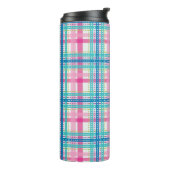 Tartan, kariertes Muster Thermosbecher (Nach links gedreht)