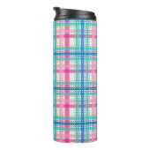 Tartan, kariertes Muster Thermosbecher (Nach rechts gedreht)