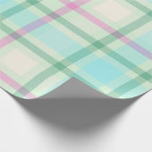 Tartan Kariertes Pastellpapier Geschenkpapier (Ecke)