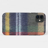 Tartan-kariertes Stoff-Gewebe-Muster Case-Mate iPhone Hülle (Rückseite (Horizontal))