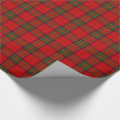 Tartan Kariertes Stoffmuster Geschenkpapier (Ecke)