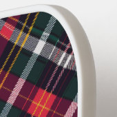 Tartan-Karo-Monogramm Pickleball Schläger (Linke Seite)