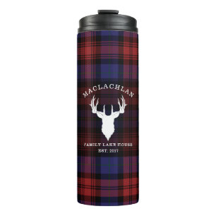 Tartan Karomuster Clan MacLachlan Familienhaus am Thermosbecher