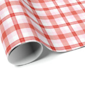 Tartan-Karomuster Geschenkpapier (Rolleneckpunkt)