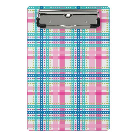 Tartan, Karomuster Mini Klemmbrett (Vorderseite)