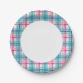 Tartan, Karomuster Pappteller (Vorderseite)