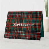 Tartan Karte (Vorderseite)