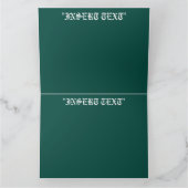 Tartan Karte (Innenseite)