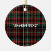 Tartan Keramik Ornament (Vorne)