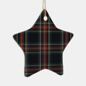 Tartan Keramik Star Ornament (Rechts)