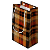 Tartan Kleine Geschenktüte (Rückseite Schrägansicht)