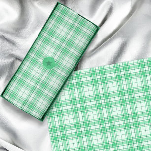 Tartan - Lebhafte Pastelle grün bis dunkelgrün Seidenpapier