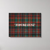 Tartan Leinwanddruck (Vorderseite)