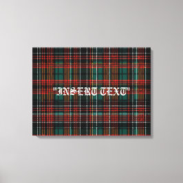 Tartan Leinwanddruck