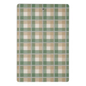 Tartan Mini Klemmbrett (Rückseite)