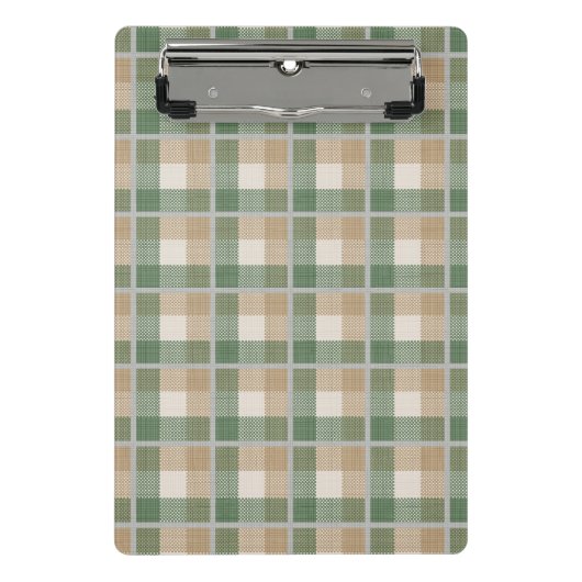 Tartan Mini Klemmbrett (Vorderseite)