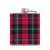 Tartan mit/aus Ihren Initialen(n) Flachmann (Rückseite)