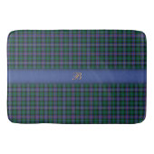 Tartan mit (oder ohne) Ihrem Initial Badematte (Vorderseite)